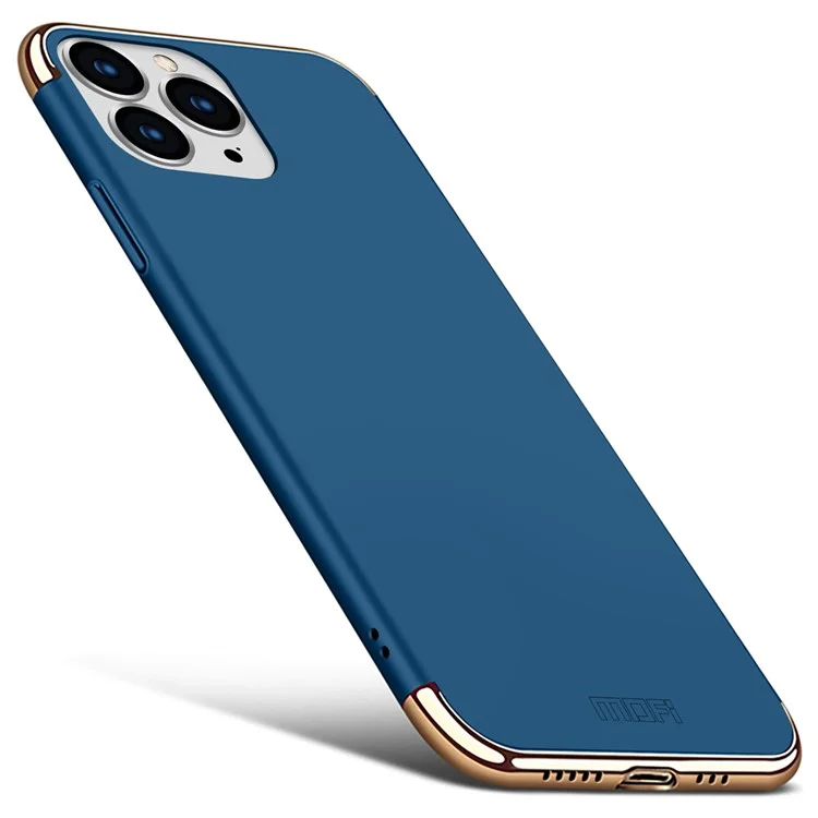 MOFI Guard Series Back Cover for iPhone 14 Pro Max, Detachable 3-in-1 Hard PC Electroplating Phone Case - Blue