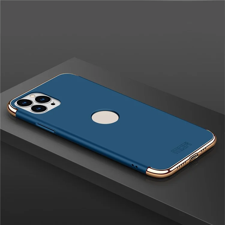 MOFI Guard Series Back Cover for iPhone 14 Pro Max, Detachable 3-in-1 Hard PC Electroplating Phone Case - Blue