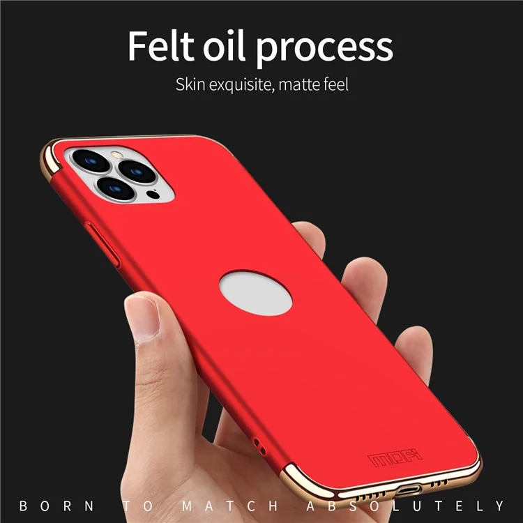 MOFI Guard Series Back Cover for iPhone 14 Pro Max, Detachable 3-in-1 Hard PC Electroplating Phone Case - Blue