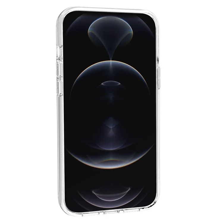 Transparente Handyhülle für iPhone 15, Hart-PC + Weich-TPU-Hülle Anti-Kratzer Hybrid-Cover - Transparent