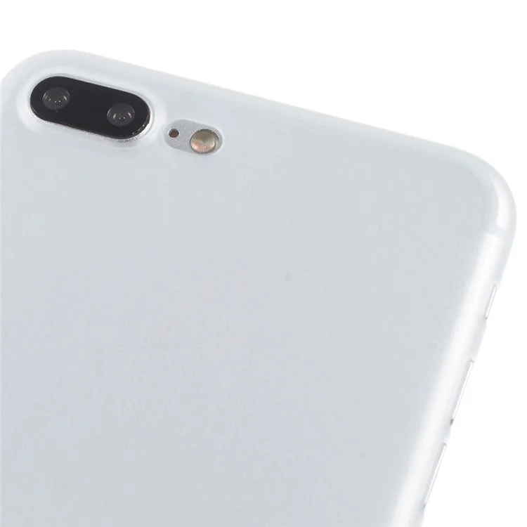 Cubierta Dura de PC Mate de 0.3 mm Ultra Delgada Para Iphone 8 Plus / 7 Más 5.5 Pulgadas - Blanco