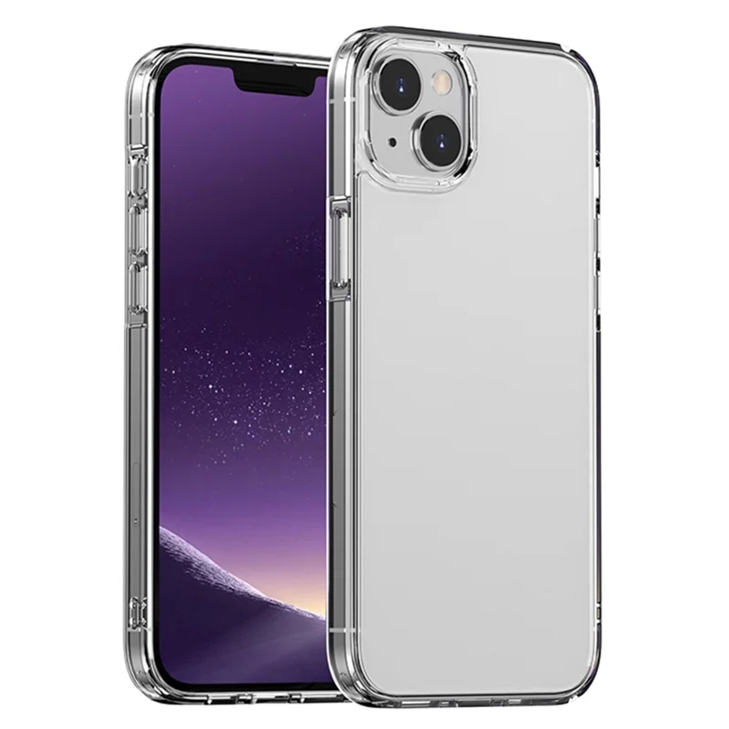 MOCOLO K29 PC+TPU Matte Phone Case for iPhone 15 Anti-Fingerprint Protective Phone Cover - Transparent