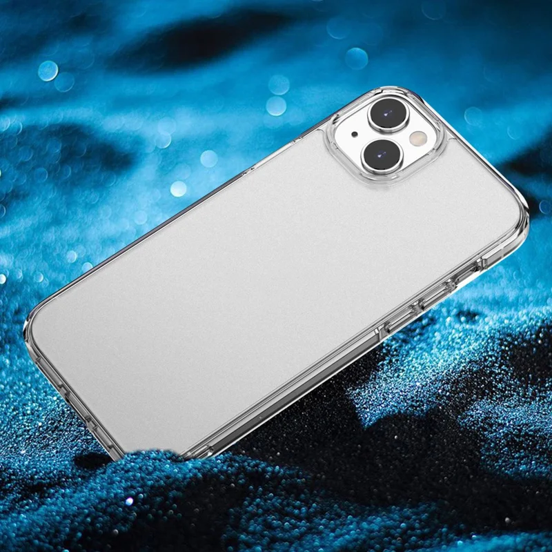 MOCOLO K29 PC+TPU Matte Phone Case for iPhone 15 Anti-Fingerprint Protective Phone Cover - Transparent