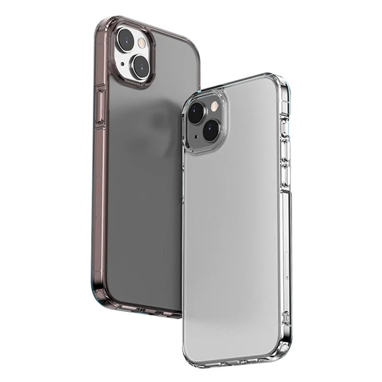 MOCOLO K29 PC+TPU Matte Phone Case for iPhone 15 Anti-Fingerprint Protective Phone Cover - Dark Brown
