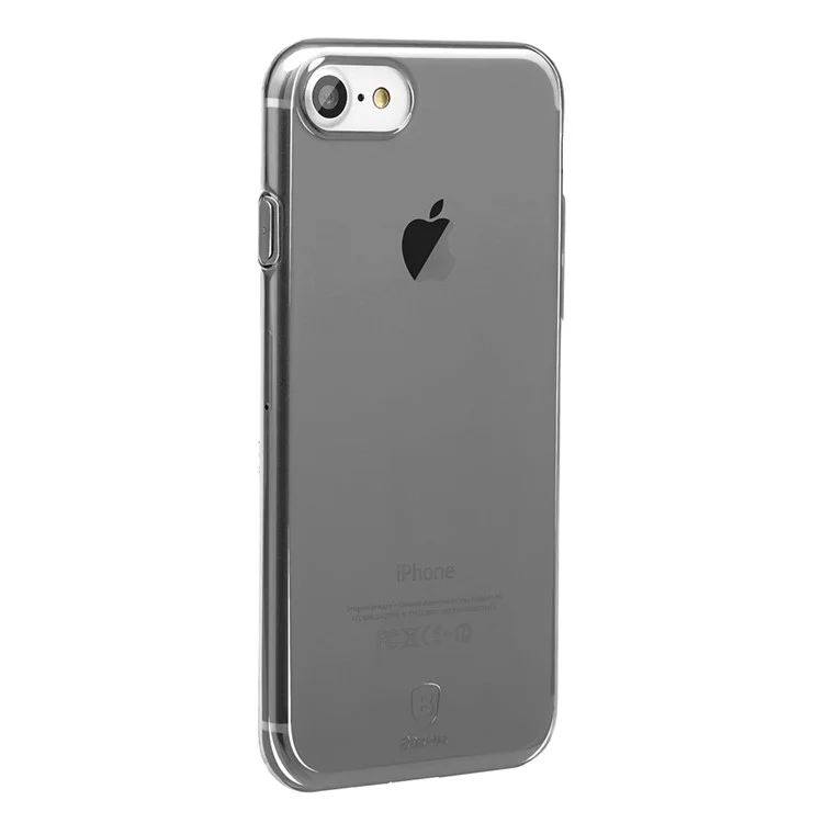 BASEUS Simple Series Clear TPU Cover for iPhone 8 / 7 4.7 inch - Black