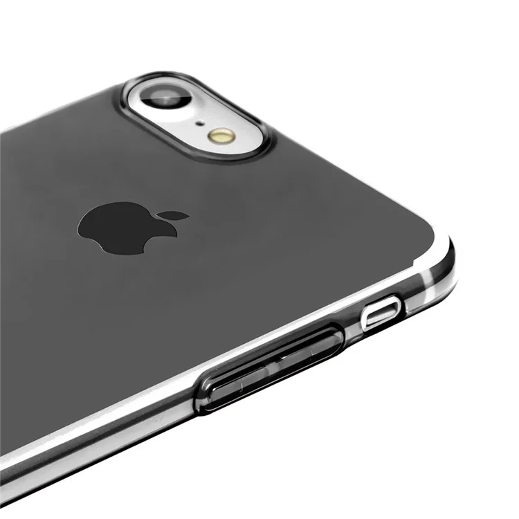 BASEUS Simple Series Clear TPU Cover for iPhone 8 / 7 4.7 inch - Black