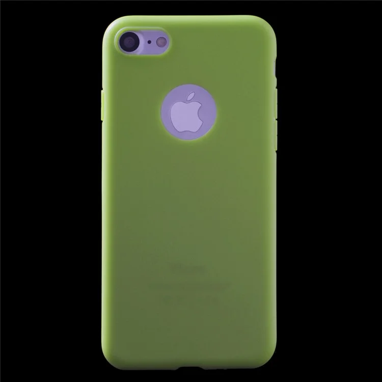 Ultra-thin Solid Color TPU Case Shell for iPhone 8 / 7 4.7 inch - Green