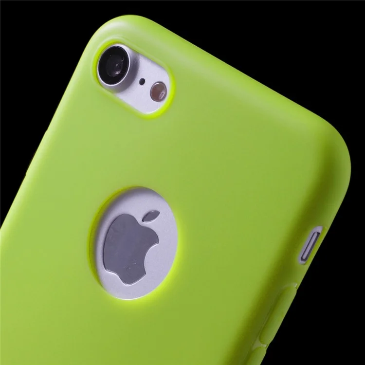 Ultra-thin Solid Color TPU Case Shell for iPhone 8 / 7 4.7 inch - Green