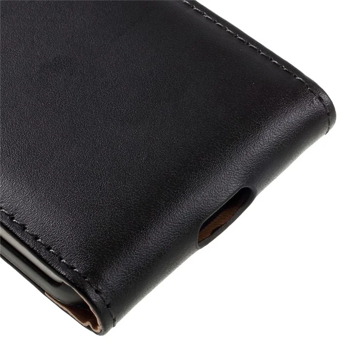 Vertical Flip Split Leather Case for iPhone 7 4.7 inch - Black