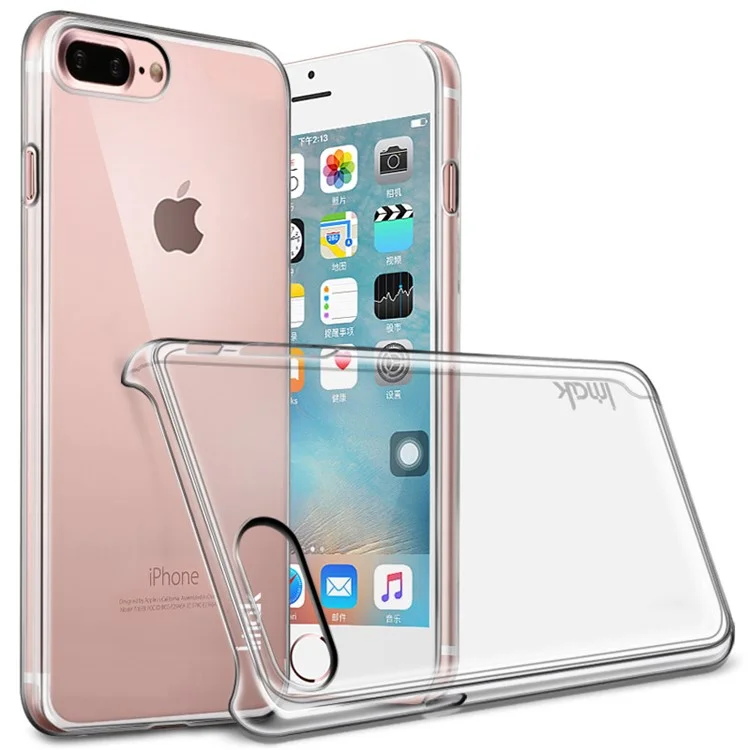IMAK Crystal Case II for iPhone 8 Plus / 7 Plus Scratch-resistance Clear Plastic Hard Cover