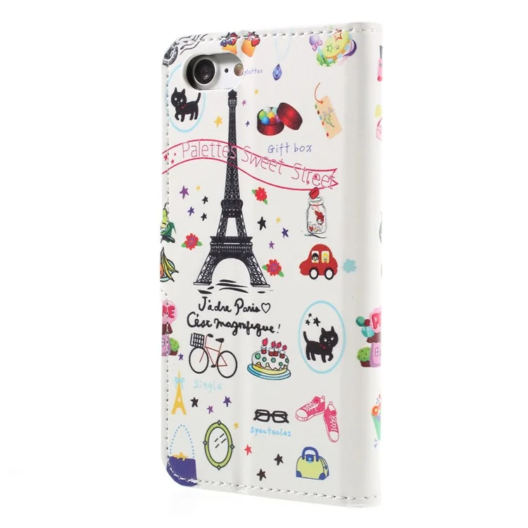 Caixa Magnética do Suporte de Couro Folio Para Iphone 7/8/SE (2020)/SE (2022) - Sweet Street