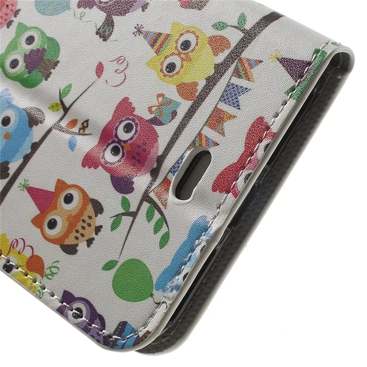 Wallet Leather Stand Case for iPhone 8 Plus / 7 Plus 5.5 inch - Multiple Owls