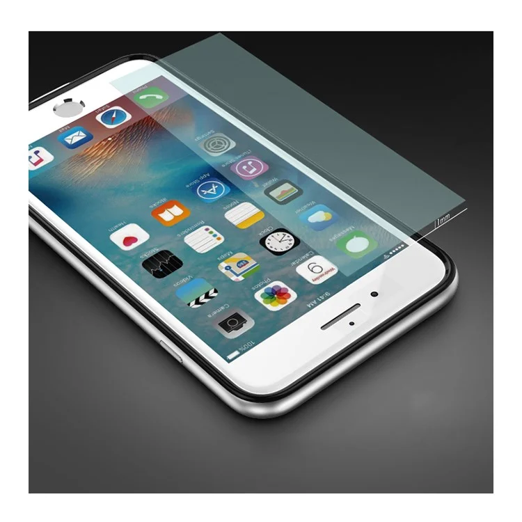 IPAKY PC Frame + TPU Back Hybrid Case for iPhone 7 4.7 inch - Silver