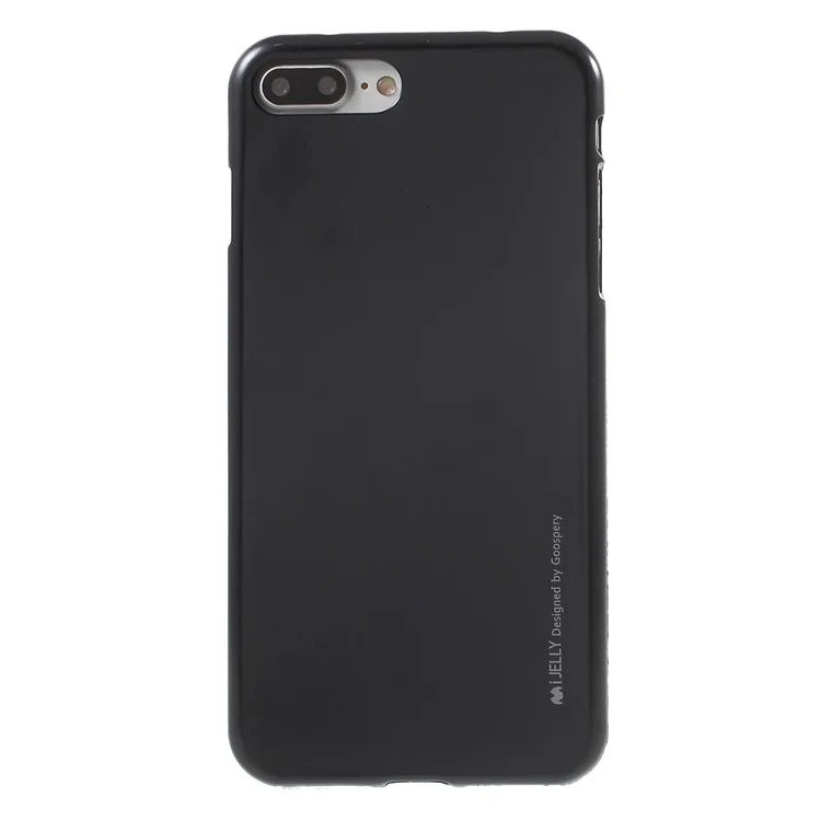 MERCURY GOOSPERY i JELLY Metallic TPU Cover for iPhone 8 Plus / 7 Plus 5.5 Inch - Black
