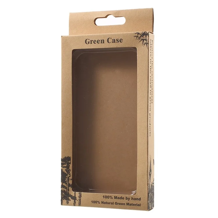 Carved Pattern Real Wood Skin PC Case for iPhone 8 4.7 inch / 7 4.7 inch - Half of Mandala