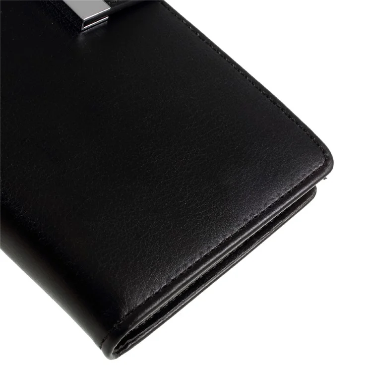 MERCURY GOOSPERY Rich Diary Leather Wallet Case for iPhone 8 Plus / 7 Plus - Black