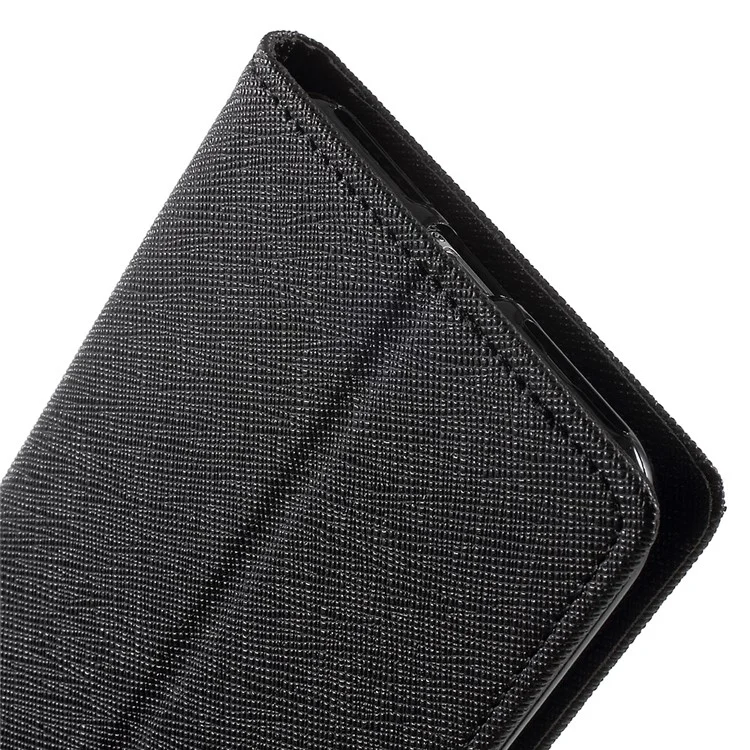 MERCURY GOOSPERY Leather Wallet Case for iPhone 8 Plus / 7 Plus - Black