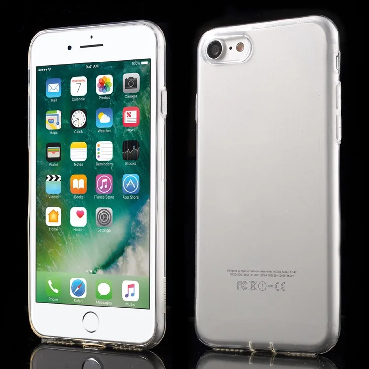 KINGXBAR Ultrathin Clear TPU Case for iPhone 8/7 - Transparent