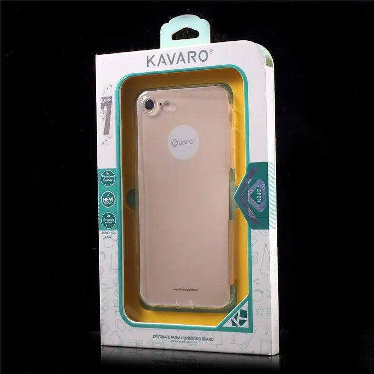 KAVARO Clear and Simple TPU Cover Shell for iPhone 8/7 - Transparent