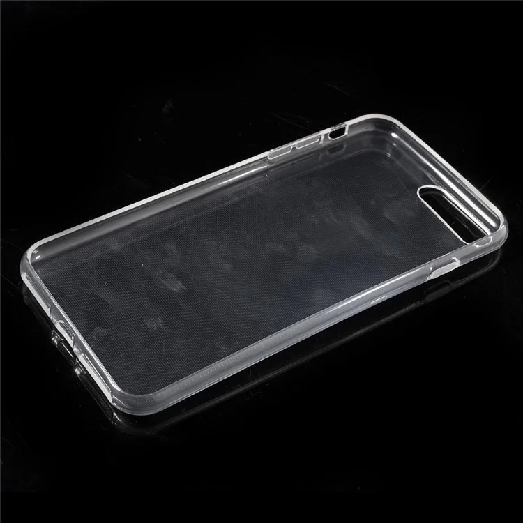 Clear Anti-watermark TPU Gel Protective Case for iPhone 8 Plus / 7 Plus - Transparent