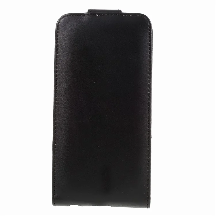 Vertical Flip Card Holder Leather Case for iPhone 8 / 7 4.7 inch - Black