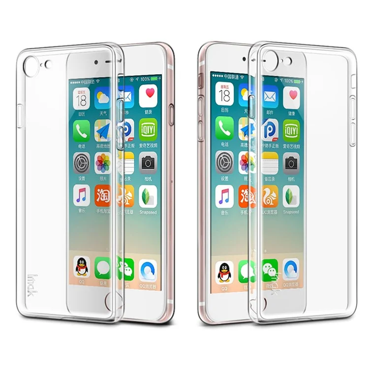 Case Furtive IMAK Effacer le Boîtier de Coque TPU 0,7 mm Pour Iphone SE (2020) / SE (2022) / 8/7 4,7 Pouces