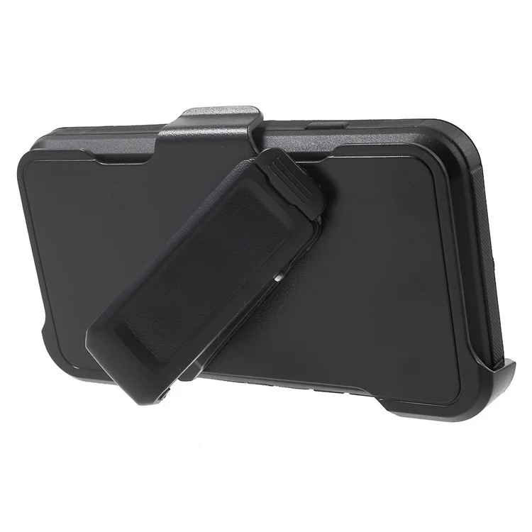 Heavy Duty Kickstand Belt Clip PC + TPU Hybrid Case for iPhone 8/7 4.7 inch - Black