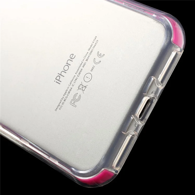 X-FITTED Colorful Stripe TPU Back Case for iPhone 8/7 4.7 inch - Rose