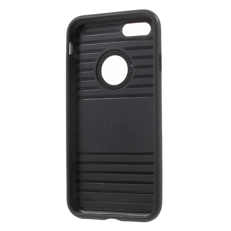 MOFI Detachable Hybrid PC Frame + Brushed TPU Case for iPhone 8/7 - Black