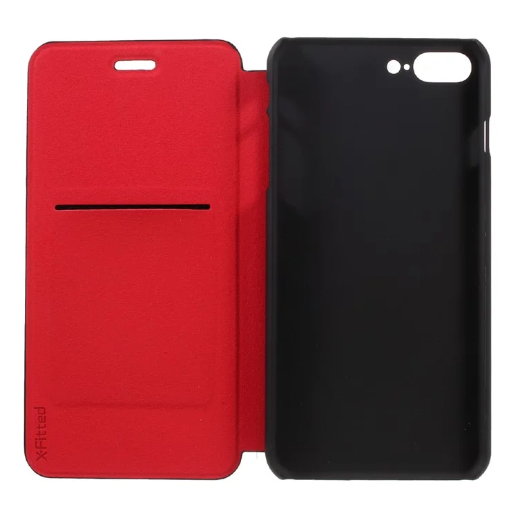 X-FITTED for iPhone 7 Plus Business Style Leather Card Holder Stand Cover