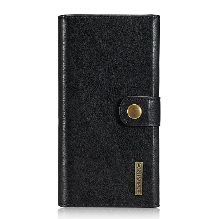 DG.MING Split Leather Wallet Style Case for iPhone 6s Plus / 6 Plus - Black