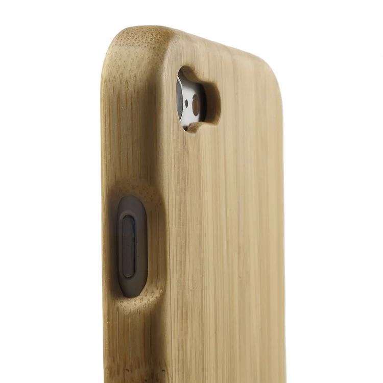 Detachable Natural Wood Hard Cover for iPhone 8 / 7 - Khaki