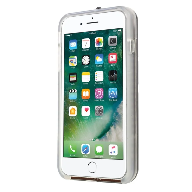 For iPhone 7 Plus Selfie Illuminated Rechargeable Hard Battery Charger Case