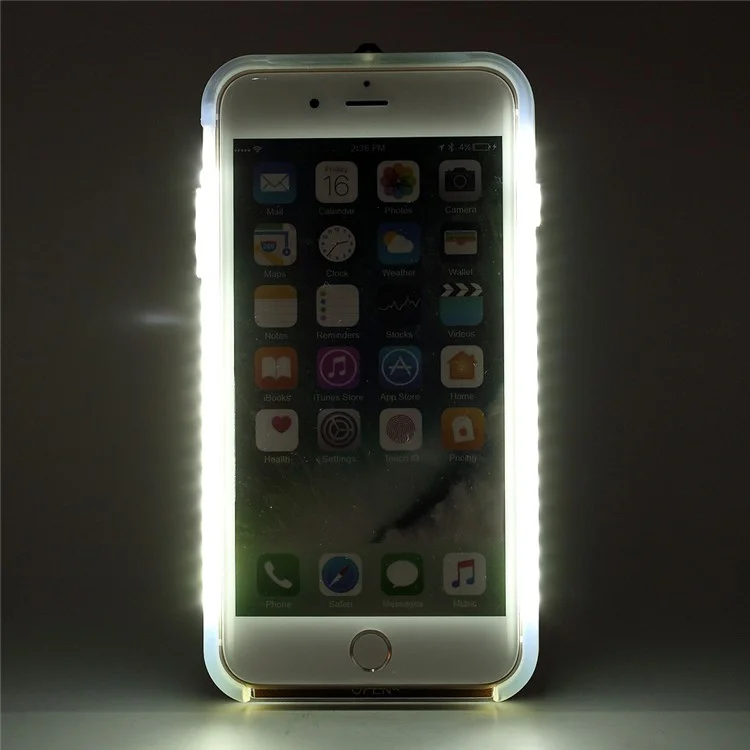 For iPhone 7 Plus Selfie Illuminated Rechargeable Hard Battery Charger Case