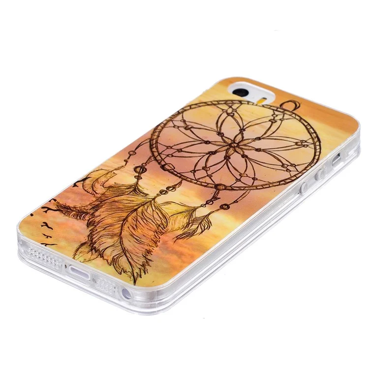 Soft IMD TPU Phone Case for iPhone SE/5s/5 - Dream Catcher