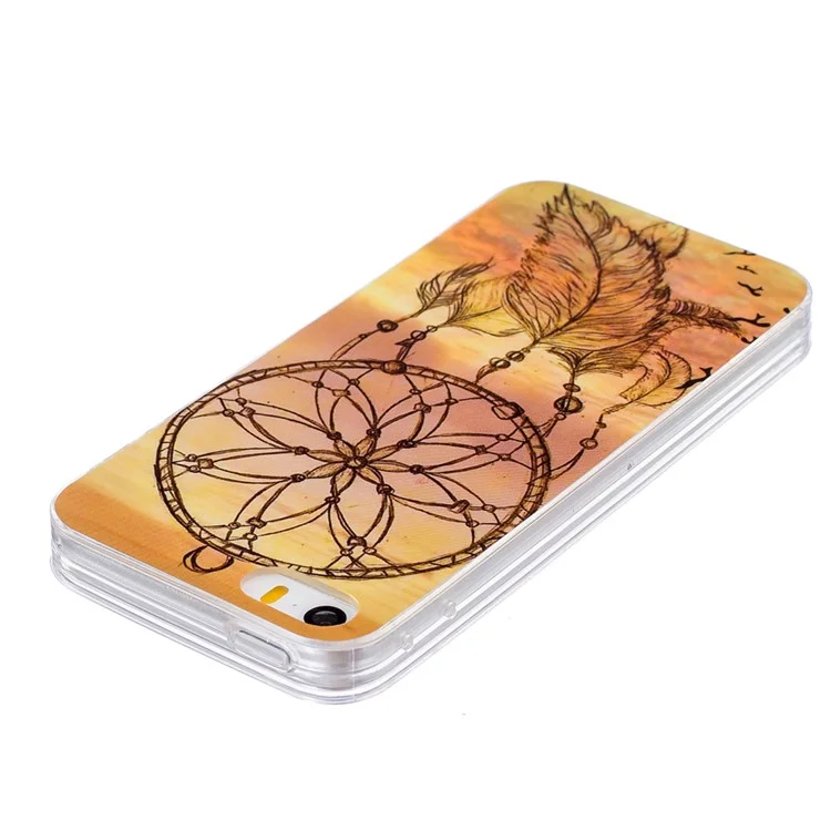 Soft IMD TPU Phone Case for iPhone SE/5s/5 - Dream Catcher