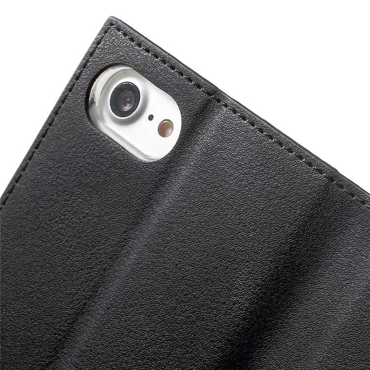 MERCURY GOOSPERY Romance Diary Leather Wallet Phone Case for iPhone 8 / 7 4.7 inch - Black
