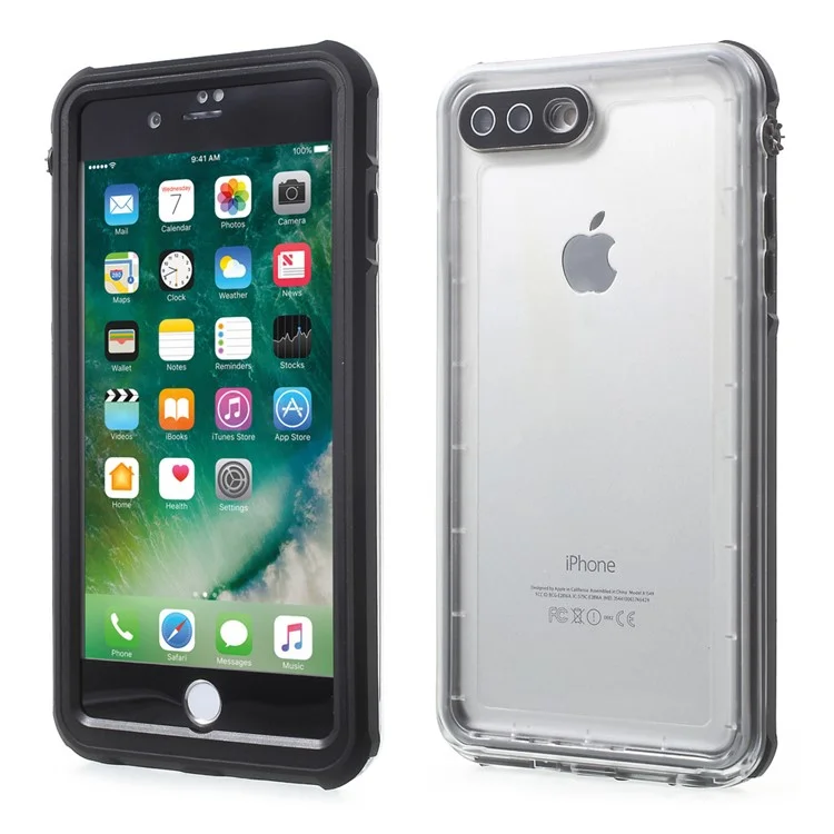 Touch Screen PC Hard Waterproof Phone Case Cover for iPhone 7 Plus