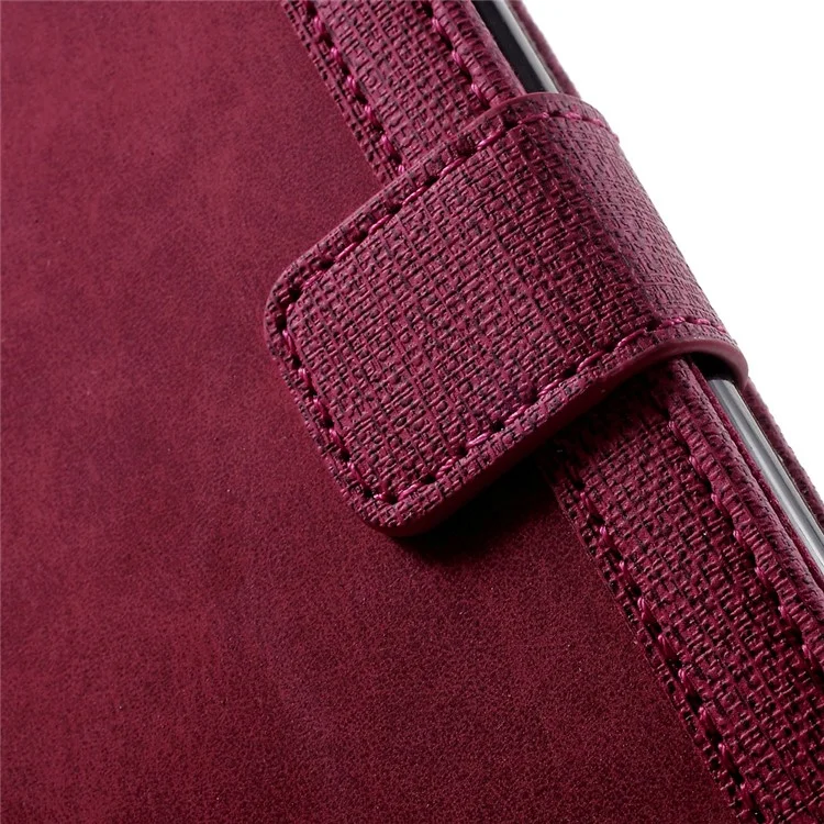 Notebook Style Leather Wallet Stand Mobile Casing for iPhone 7 4.7 inch - Rose