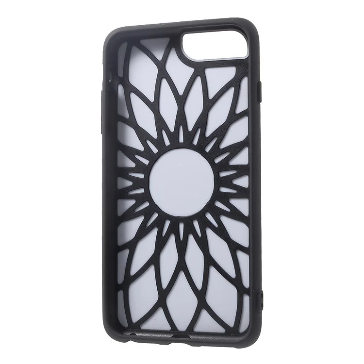 IFACE MALL Glossy Hybrid PC + TPU Phone Case for iPhone 7 Plus/6s Plus/6 Plus/8 Plus - Black