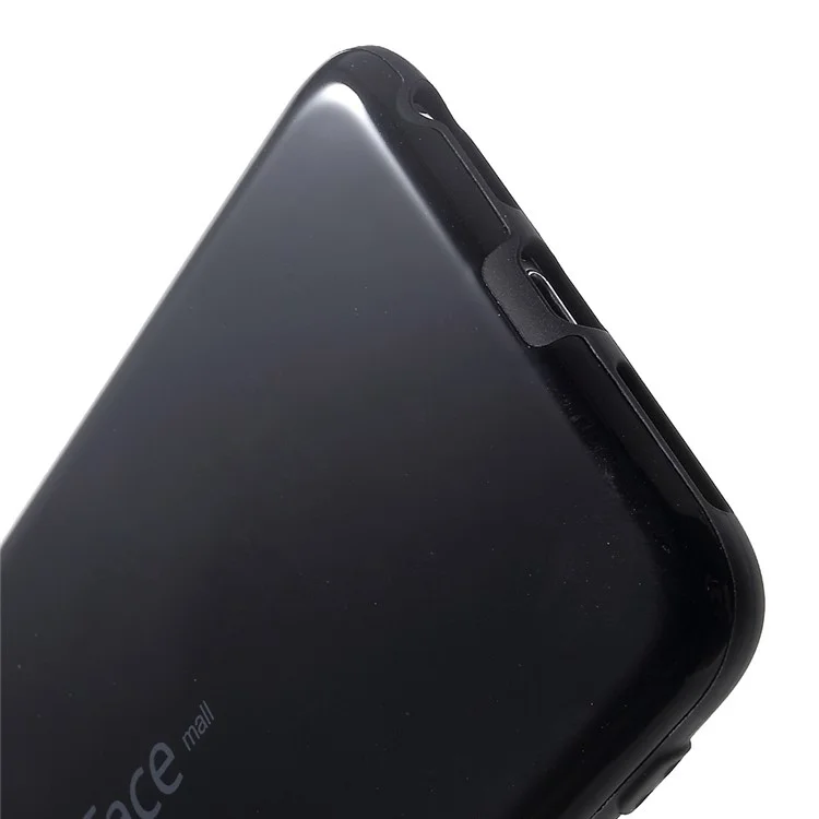 IFACE MALL Glossy Hybrid PC + TPU Phone Case for iPhone 7 Plus/6s Plus/6 Plus/8 Plus - Black