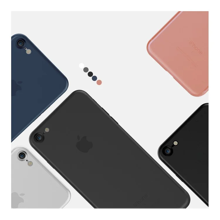 CAFELE 0.4mm Ultra-thin Matte PP Case for iPhone 7 Plus 2016 - Black