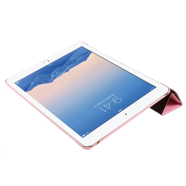 Folio Leather Origami Stand Cover for iPad Air 2 - Pink