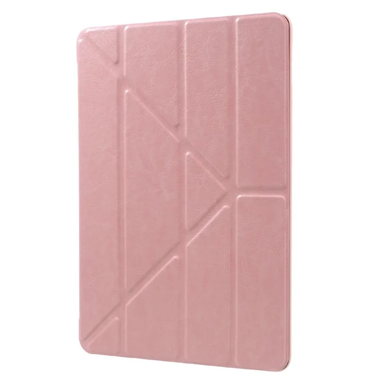 Folio Leather Origami Stand Cover for iPad Air 2 - Pink