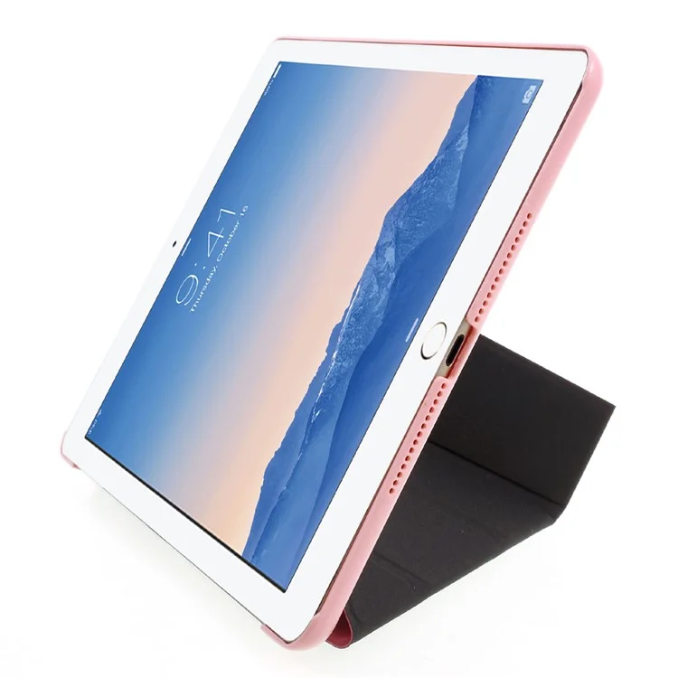 Folio Leather Origami Stand Cover for iPad Air 2 - Pink