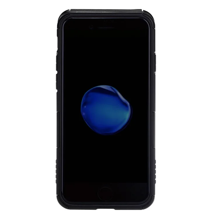 NILLKIN Defender 4 Strong Alloy Kickstand Sports Car TPU PC Combo Case for iPhone 8 Plus / 7 Plus 5.5 inch - Black