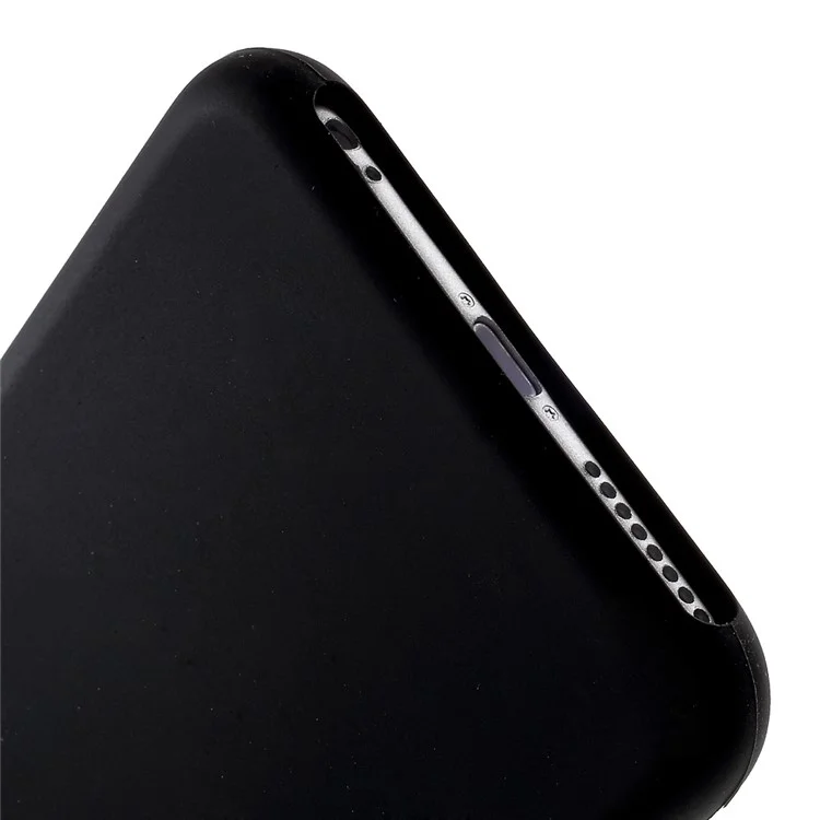 Couverture de Téléphone Souple en Silicone à Chat Barbu 3D Pour Iphone 6s / 6 - Noir