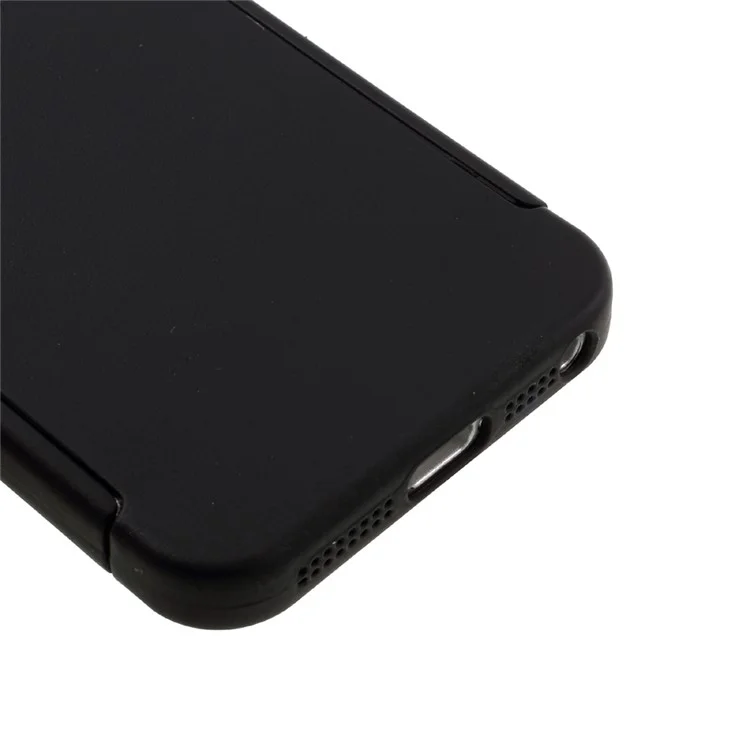360 Degree Full Protection PC Case + Tempered Glass Screen Protector for iPhone SE / 5s / 5 - Black