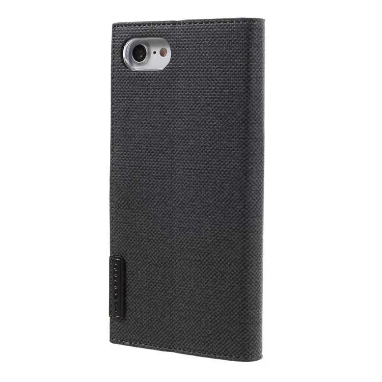 MERCURY GOOSPERY Milano Diary Case for iPhone 8 / 7 4.7 inch Leather Wallet Phone Cover - Black