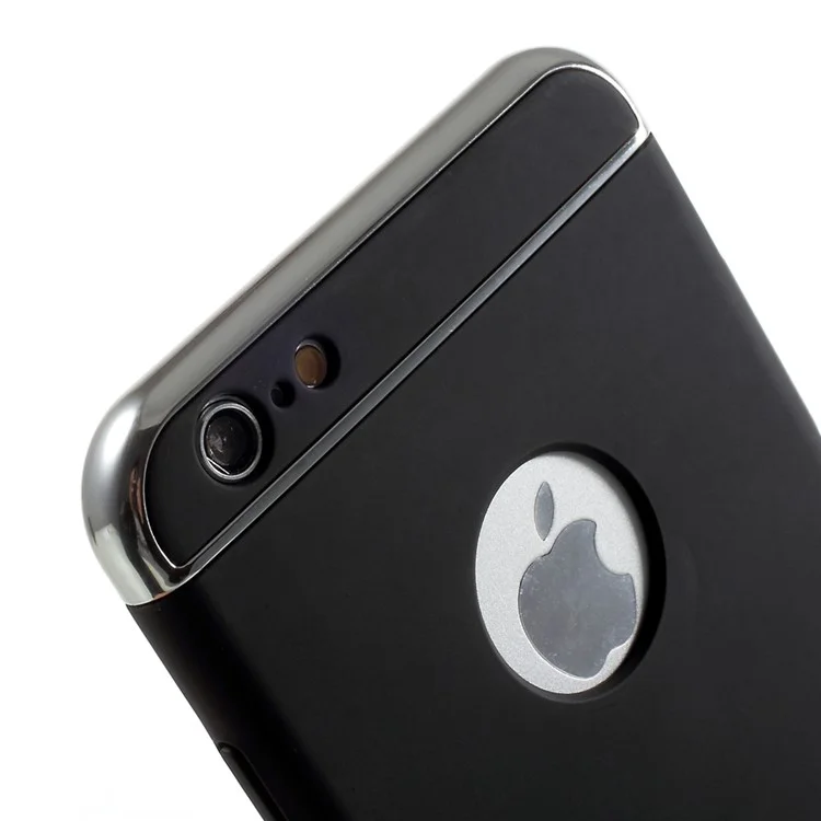 FSHANG Finger Ring Kickstand Hard Phone Case for iPhone 6s Plus / 6 Plus - Black